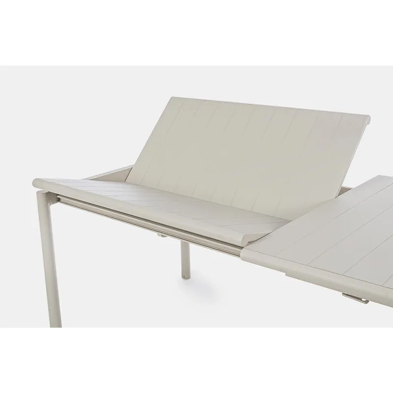 Tavolo allungabile "Kendall" in alluminio verniciato da esterno per giardino e veranda 180/280 cm