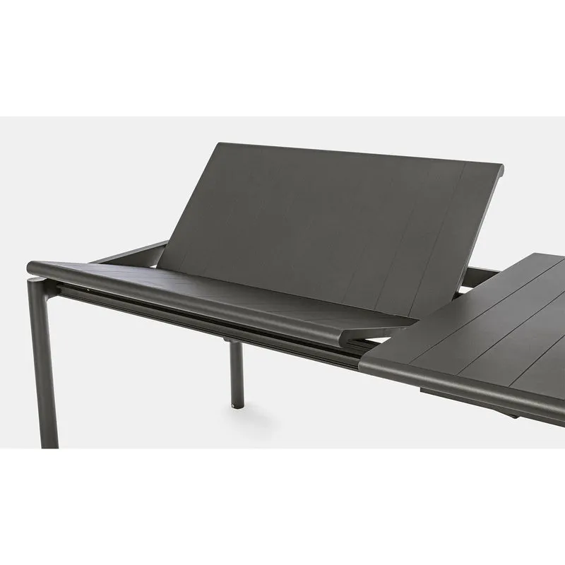Tavolo allungabile "Kendall" in alluminio verniciato da esterno per giardino e veranda 180/280 cm