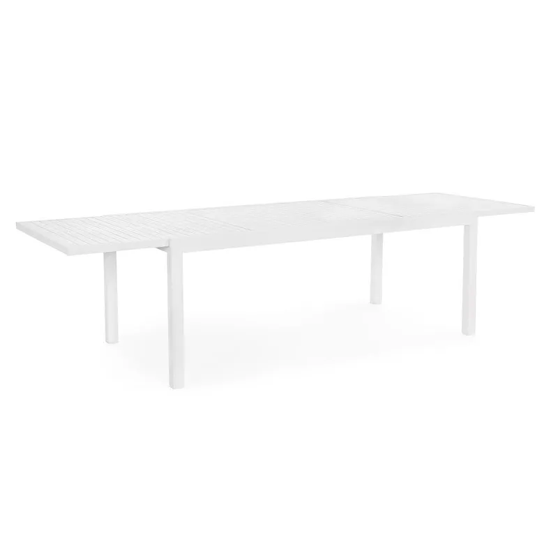 Tavolo allungabile "Egil" in alluminio verniciato da esterno per giardino e veranda 200/300 cm