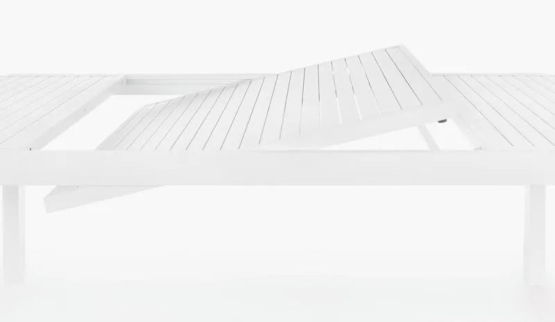 Tavolo allungabile "Egil" in alluminio verniciato da esterno per giardino e veranda 200/300 cm