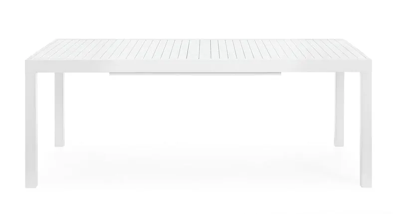 Tavolo allungabile "Egil" in alluminio verniciato da esterno per giardino e veranda 200/300 cm