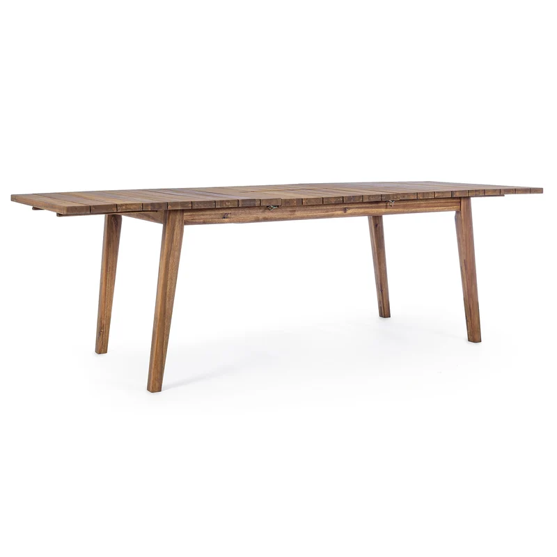 Tavolo allungabile "Varsavia" in legno di Acacia da giardino 180/240 x 90 cm