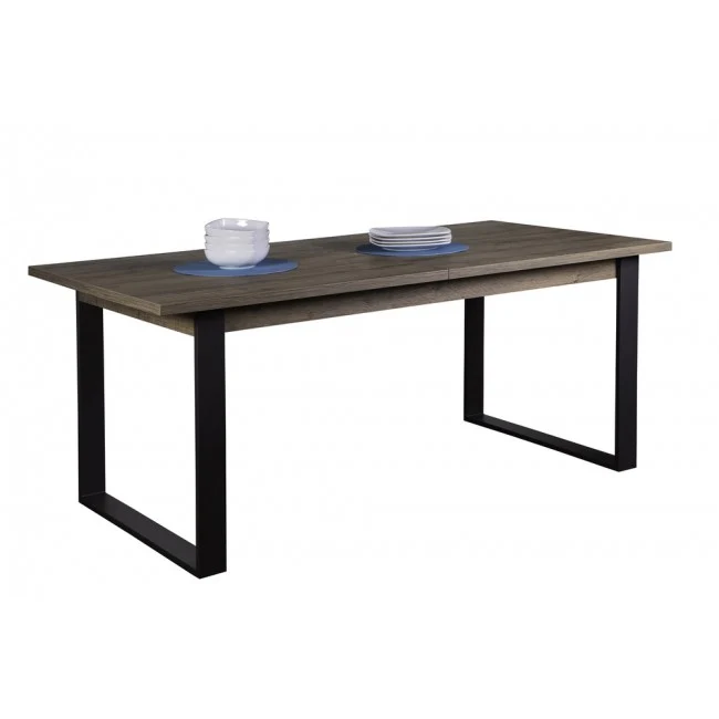 Tavolo in legno allungabile "LaFabrica" per interno arredamento cucina e soggiorno 180/240 cm