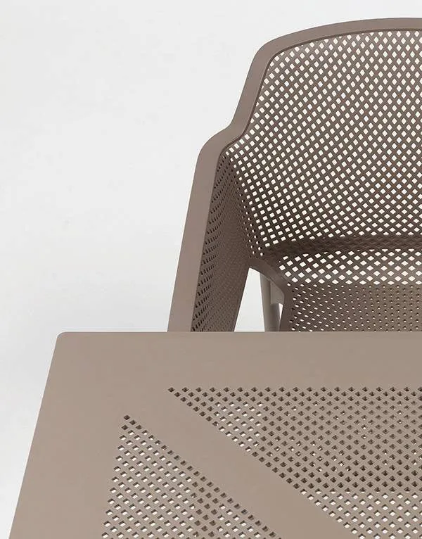 Tavolino "Clipx" qualità professionale contract da esterno per bar e ristoranti in fiberglass