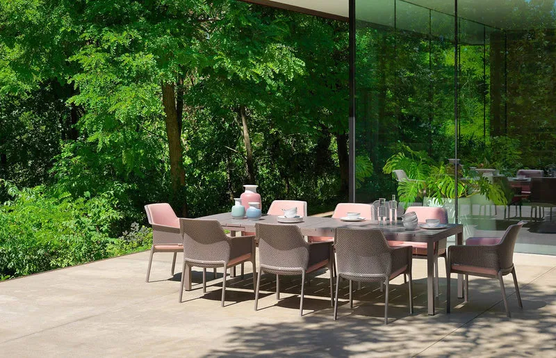 Poltrona "Nardi Net Relax" arredamento da giardino, per bar e ristorante in polipropilene fiber-glass