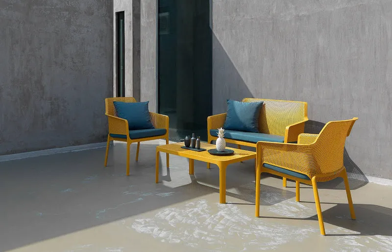 Poltrona "Nardi Net Relax" arredamento da giardino, per bar e ristorante in polipropilene fiber-glass