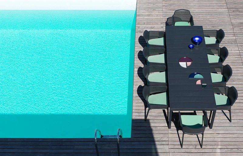 Poltrona "Nardi Net Relax" arredamento da giardino, per bar e ristorante in polipropilene fiber-glass