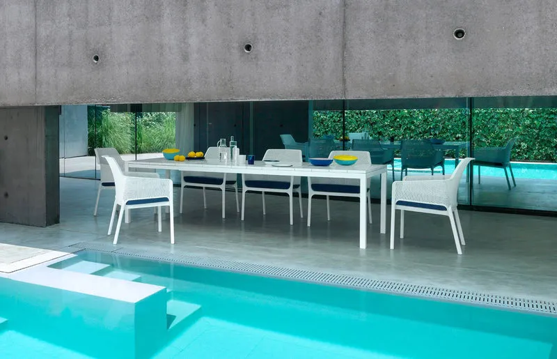 Poltrona "Nardi Net Relax" arredamento da giardino, per bar e ristorante in polipropilene fiber-glass