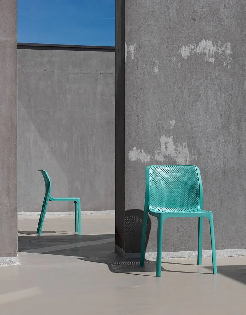 Sedia "Nardi Bit" arredamento da giardino, per bar e ristorante in polipropilene fiber-glass