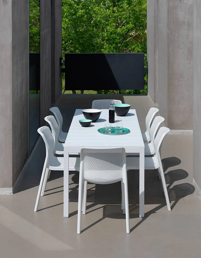 Sedia "Nardi Bit" arredamento da giardino, per bar e ristorante in polipropilene fiber-glass