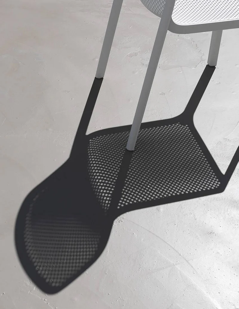 Sedia "Nardi Bit" arredamento da giardino, per bar e ristorante in polipropilene fiber-glass