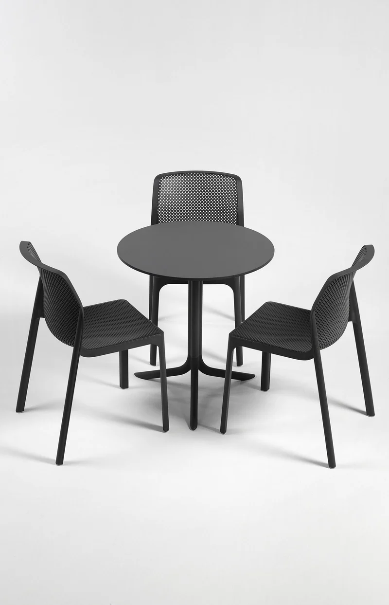 Sedia "Nardi Bit" arredamento da giardino, per bar e ristorante in polipropilene fiber-glass