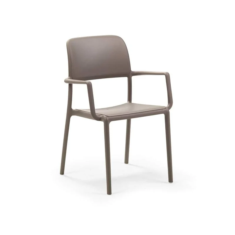 Poltrona "Riva" in fiber-glass per giardino, bar e ristorante "Made in Italy"