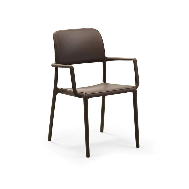 Poltrona "Riva" in fiber-glass per giardino, bar e ristorante "Made in Italy"