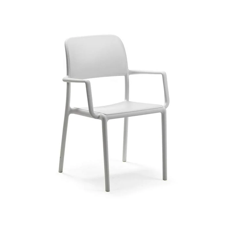 Poltrona "Riva" in fiber-glass per giardino, bar e ristorante "Made in Italy"
