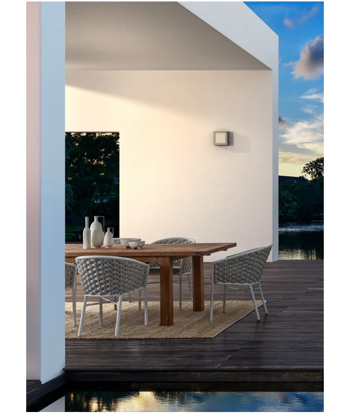 Tavolo allungabile "Bounty" in legno di Teak Riciclato da giardino 160/220 x 95 cm