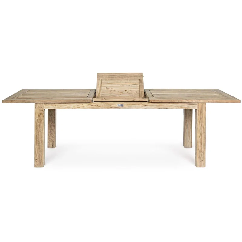 Tavolo allungabile "Montevideo" in legno di Teak Riciclato da giardino 200/260x100 cm