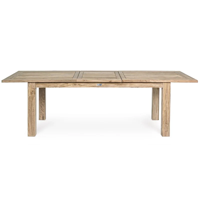 Tavolo allungabile "Montevideo" in legno di Teak Riciclato da giardino 200/260x100 cm