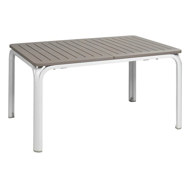 Tavolo allungabile "Alloro" piano in durel-top per giardino e veranda "Made in Italy"