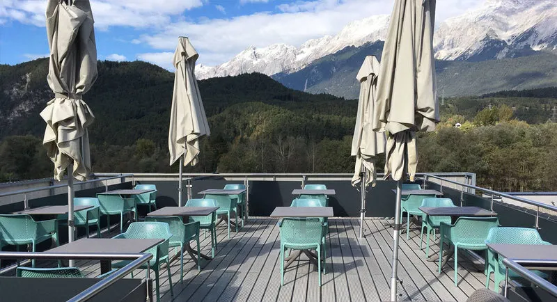 Tavolino "Clip" qualità professionale contract da esterno per bar e ristoranti in fiberglass