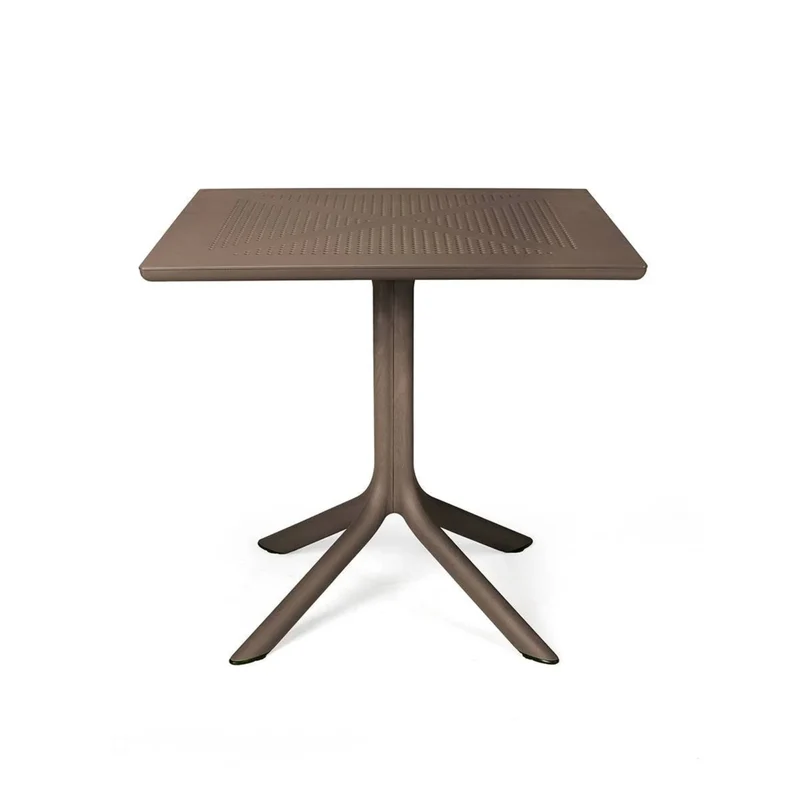 Tavolino "Clip" qualità professionale contract da esterno per bar e ristoranti in fiberglass