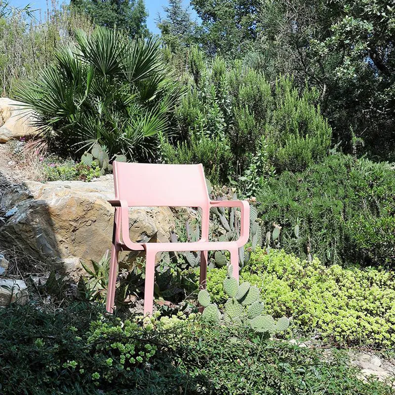 Poltrona "Nardi Trill Armchair" da giardino, per bar e ristorante in polipropilene fiber-glass