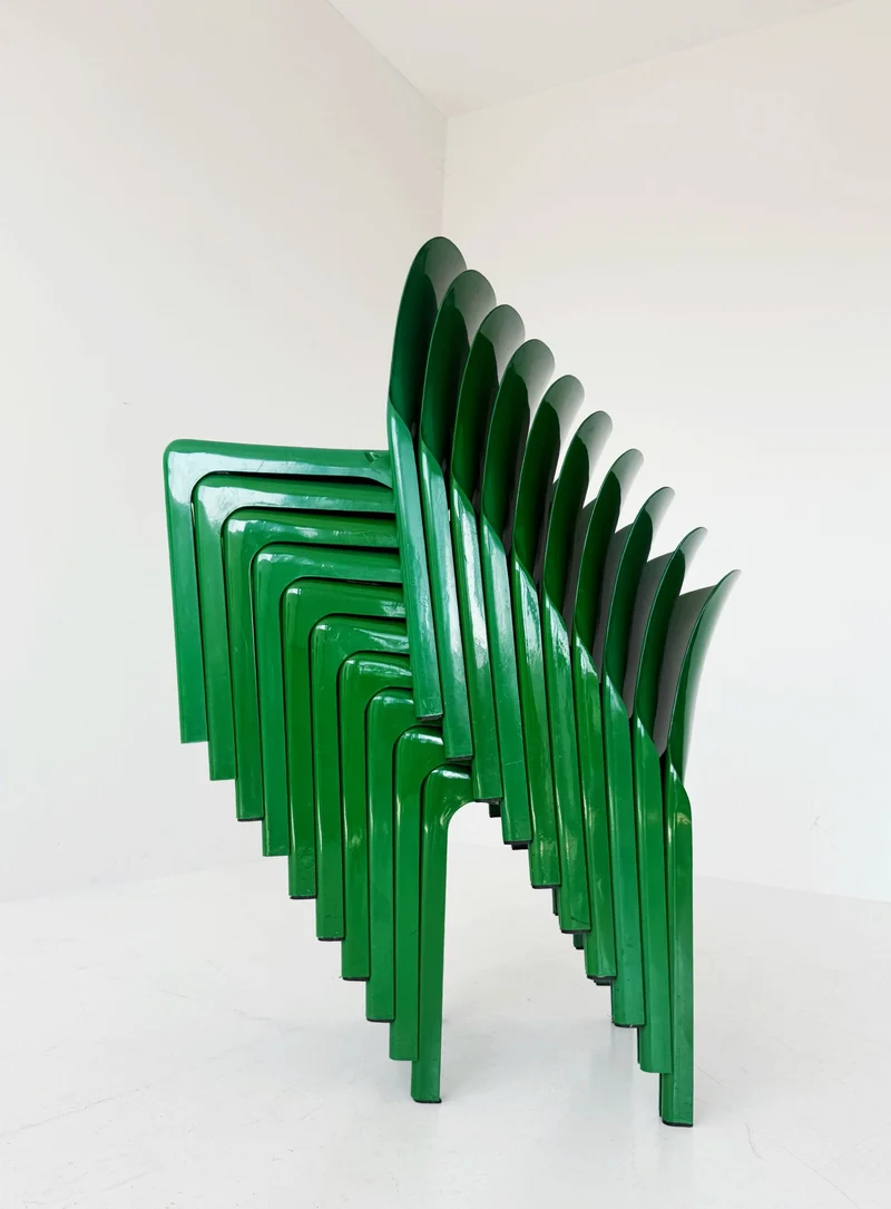Set di 10 sedie "Selene" – Disegnate da Vico Magistretti per Artemide, 1969