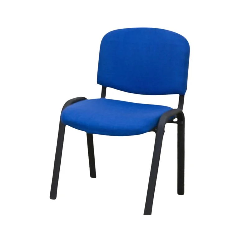 Sedia Sala d’Attesa x5 Poltrona Imbottita e Impilabile, Struttura Metallo