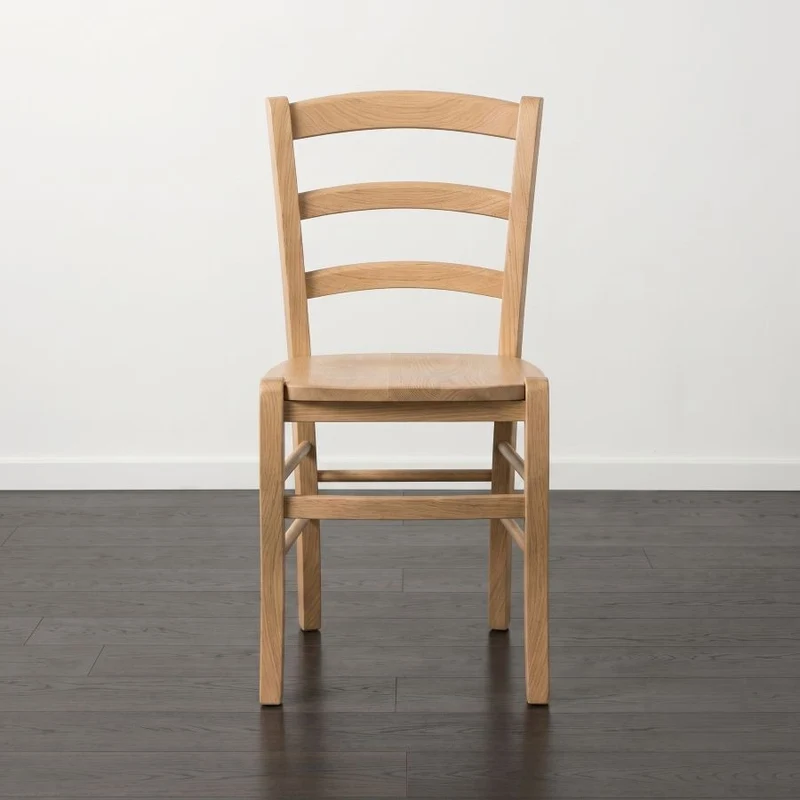 Sedia in Legno per Ristoranti Paesana – Faggio Naturale e Personalizzabile