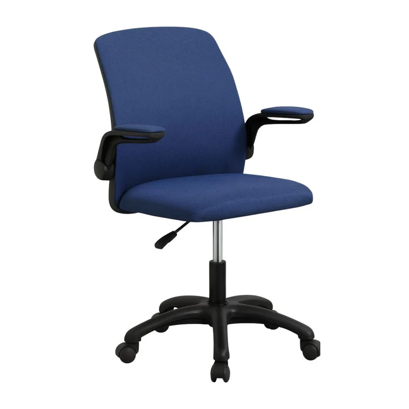 Sedia da Ufficio Ergonomica Girevole, Braccioli Reclinabili, Imbottita