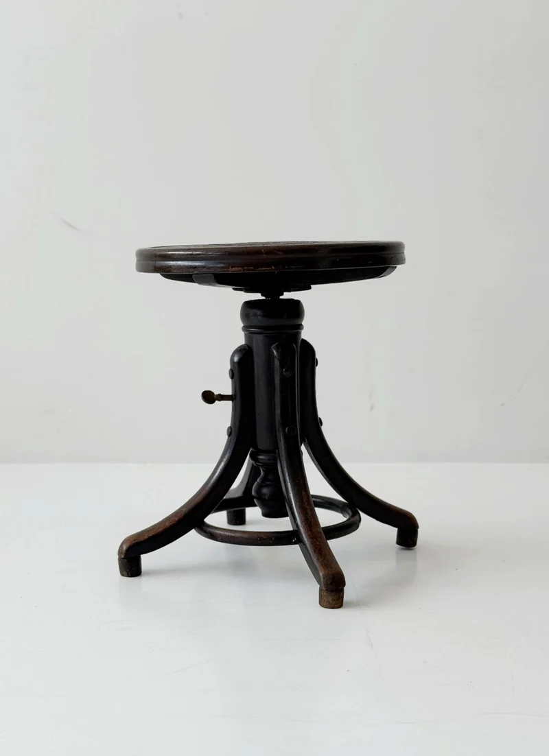 Sgabello girevole Fischel, Cecoslovacchia, primi anni del 1900 (circa anni '20-'30).
