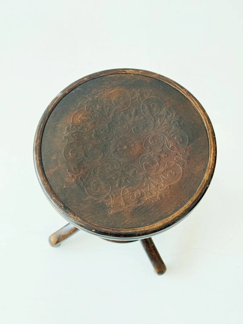 Sgabello girevole Fischel, Cecoslovacchia, primi anni del 1900 (circa anni '20-'30).