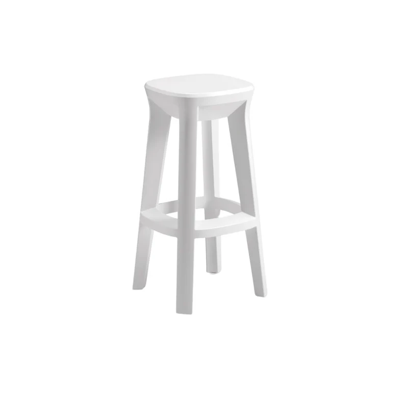 FROZEN STOOL PLUST 39x38x74H cm Sgabello con Poggiapiedi Design Moderno