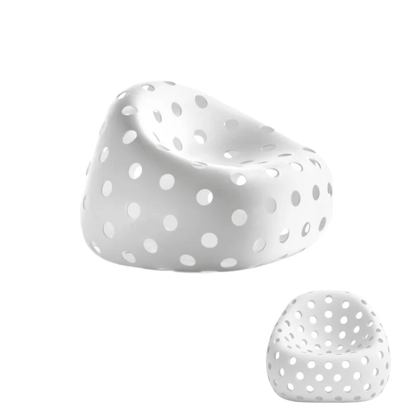 Poltrona da Giardino Esterno Design AIRBALL ARMCHAIR PLUST 92x65 cm