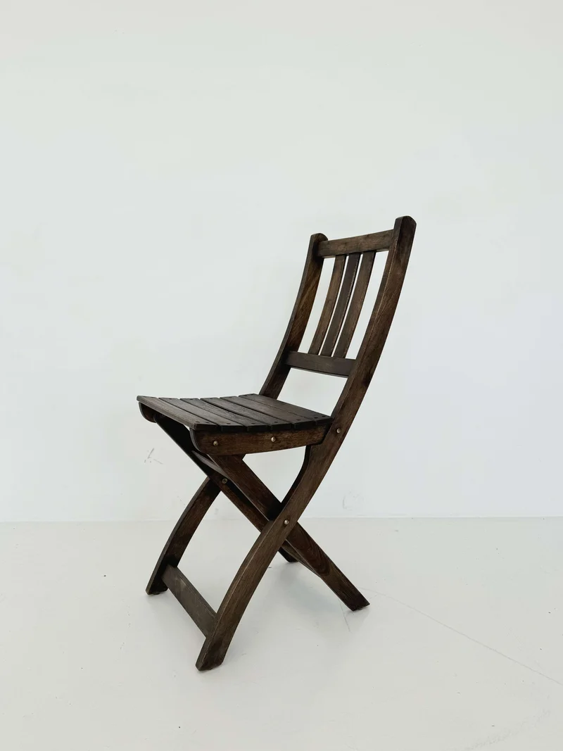 Sedia pieghevole in legno