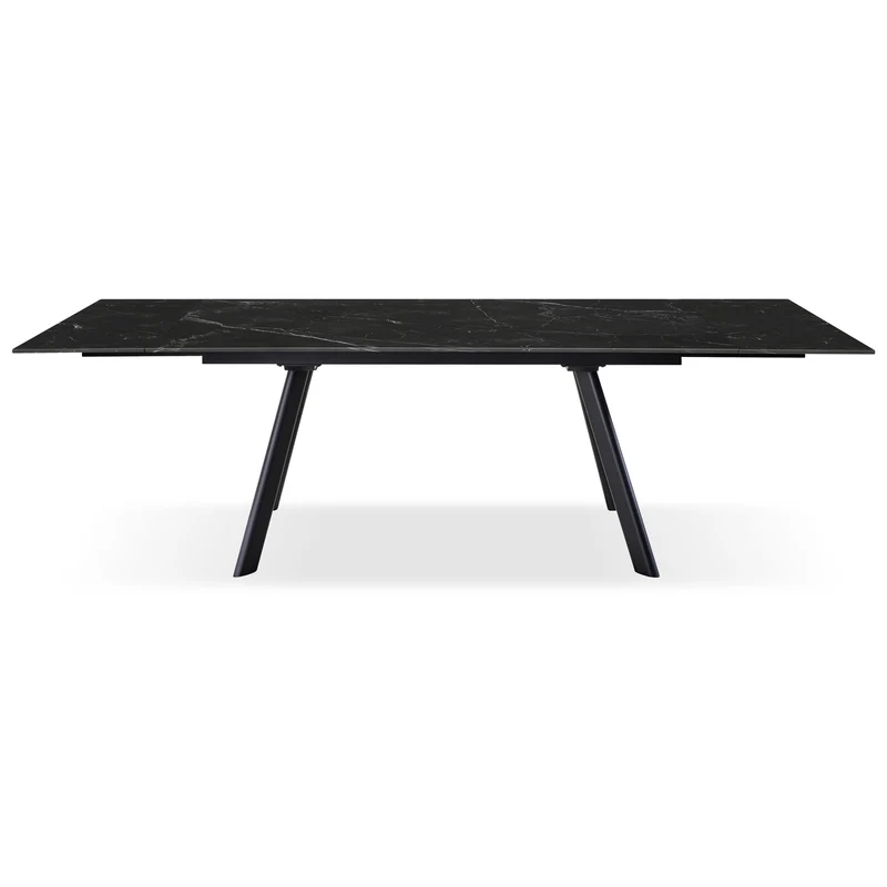 Tavolo Allungabile da Pranzo Ceramica Finitura Marmorizzata 160/240 cm