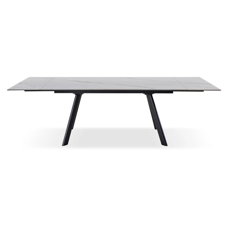Tavolo Allungabile da Pranzo Ceramica Finitura Marmorizzata 160/240 cm