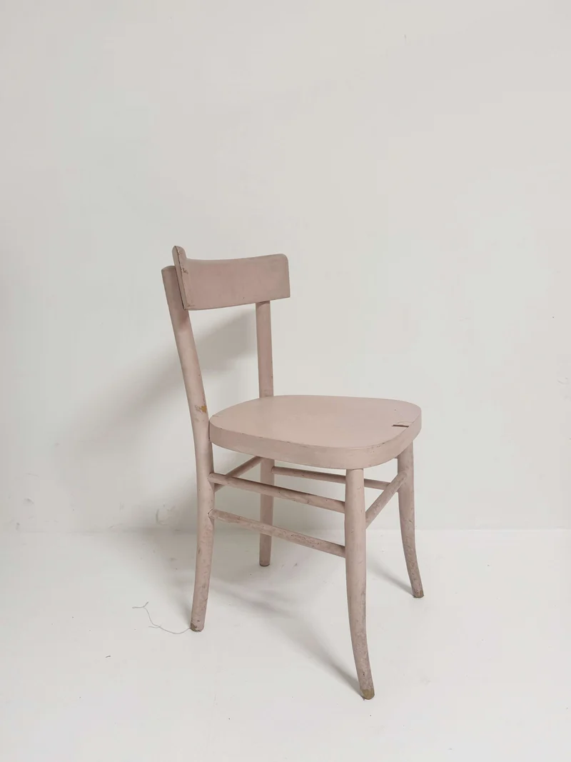 Sedia in legno dipinto – anni '50/'60