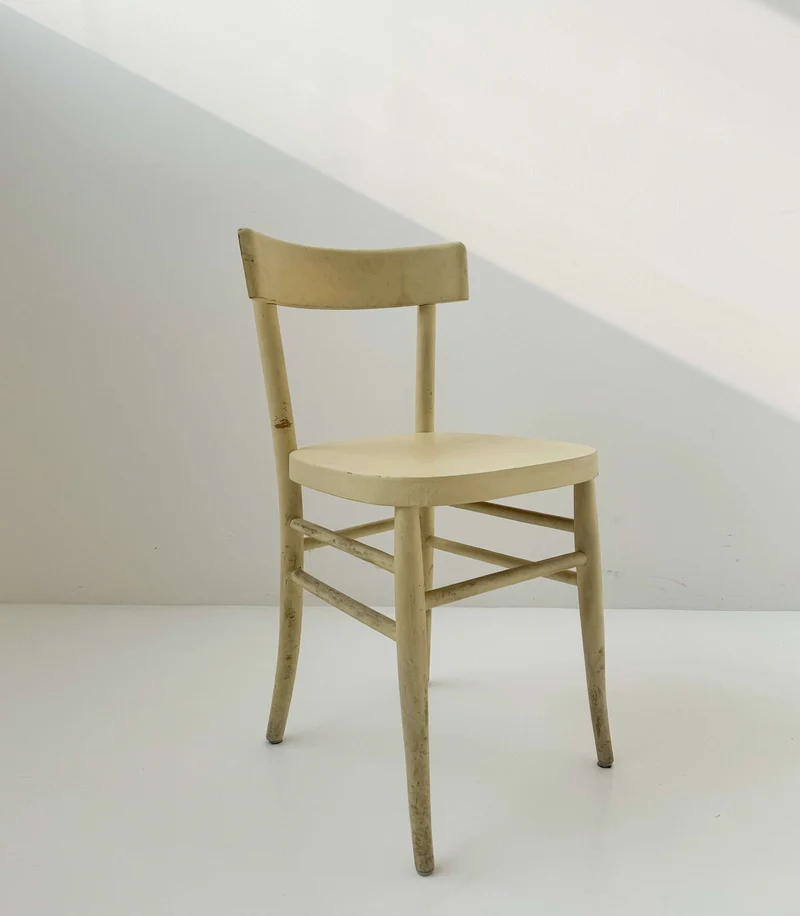 Sedia in legno dipinto – anni '50/'60