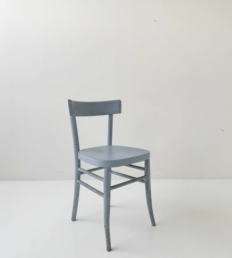 Sedia in legno dipinto – anni '50/'60