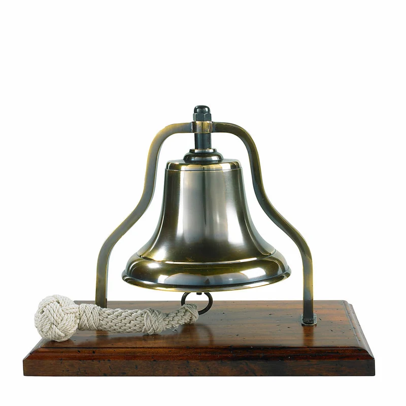 Authentic Models Glocke des Schatzmeisters, Pursers Bell, Schatzmeisterglocke, Tischglocke, AC076