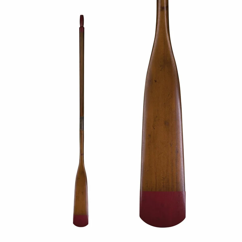 Authentic Models Deko-Bootspaddel Tender Oar Red, Ruder, Dekoration, Mahagoni-Holz, FE105