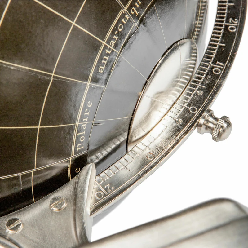 Authentic Models Globus Vaugondy Vintage Round, Deko-Weltkugel, Aluminium / Kunststoff / Papier, GL062