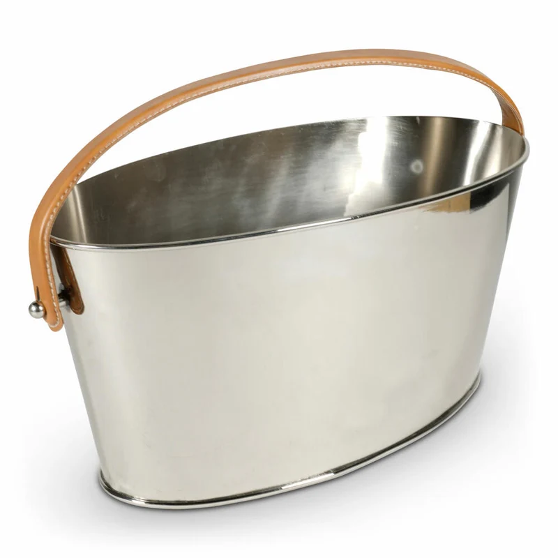 Authentic Models Champagne Cooler, Flaschenkühler, Getränkekühler, Aluminium / PU, BA016
