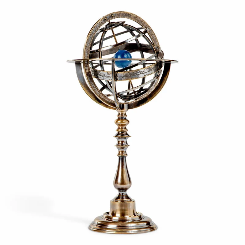 Authentic Models Armillarsphäre Bronze, Armillary Dial, Messing, Chrome, GL052