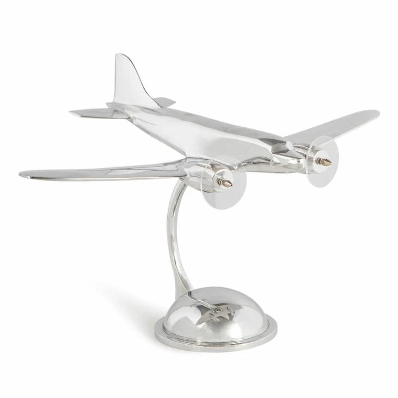 Authentic Models Flugzeug-Modell Desktop DC-3, Schreibtischdeko, Aluminium, AP105