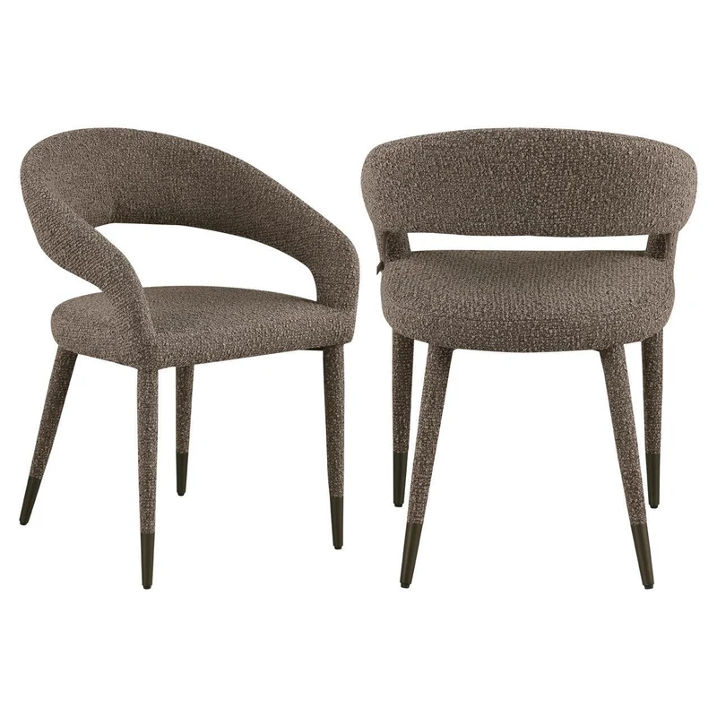 Richmond Interiors Esszimmerstuhl Gia brown chunky