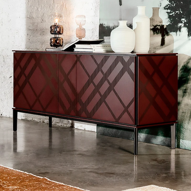Tartan Sideboard – Tonin Casa | Modern Italian Storage with Geometric Design