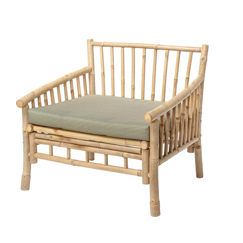 Lounge stoel bamboe nature Sole