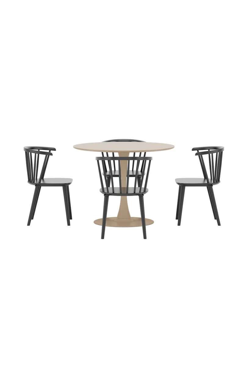 Glade Dining Set mit Stühlen Bobby